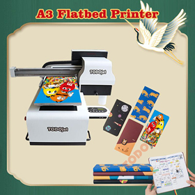 Desktop UV printer for phone case printing,card printing,pen printing,notebook printing