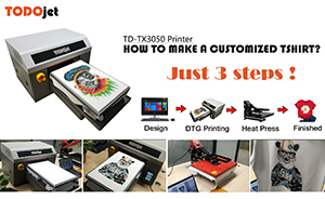 Hot sale Mutifunction  A3 DTG printer for T-shirt and mask customized