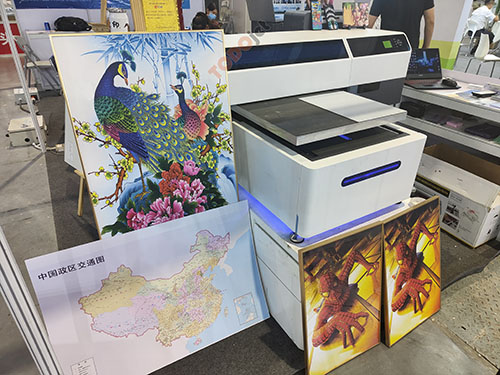 New model 6090 UV DTF printer launched at Shanghai APPP 2021