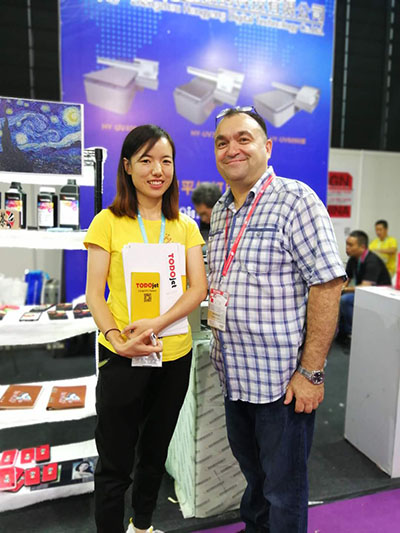 TODOjet printer show at Sign China Expo 2019