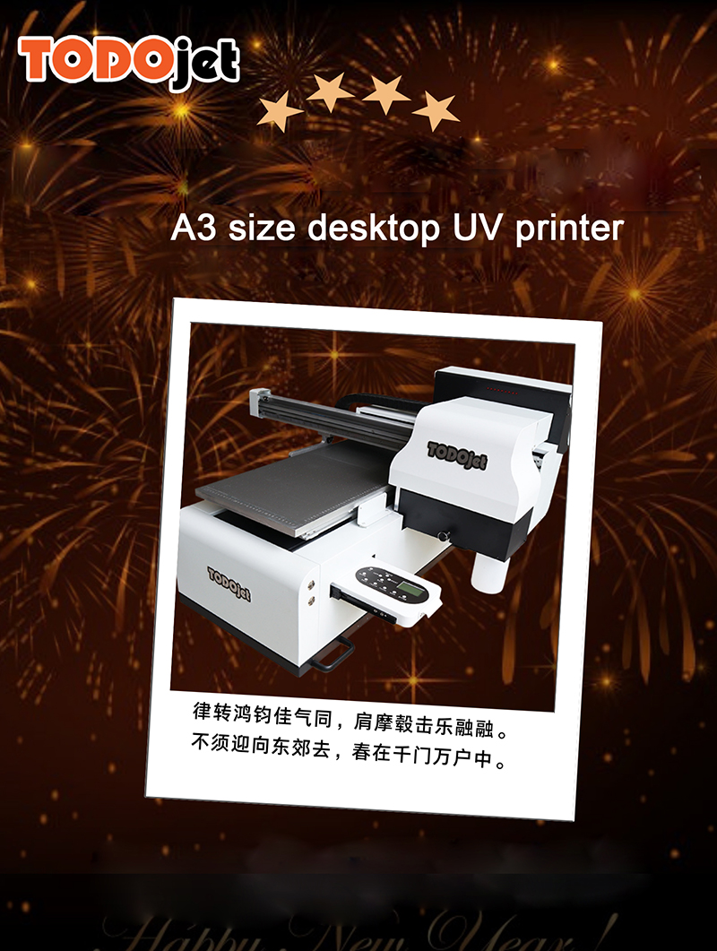 Hotsale A3 size UV printer/table top uv flatbed printer