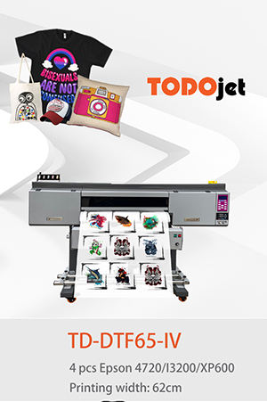 TODOjet 4 pcs i3200/4720/XP600 DTF printer support reflective/fluorescent color printing–Estampado de camiseta fluorescente