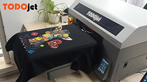 A3 DTG printer for black t-shirt printing