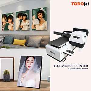 Photograph printing machine wedding photo album printing by TODOJet A3 UV printer