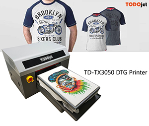 A3 DTF/DTG Printer Machine Automatic T-shirt Flatbed Gold Effect