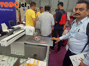 TODOJet A3 UV printer at Shanghai Sign China Expo 2018