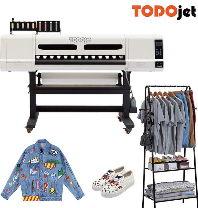 Large Format 60 65 cm DTF Printer T-Shirt Printing Machine Heat PET film DTG printer With Textile Ink