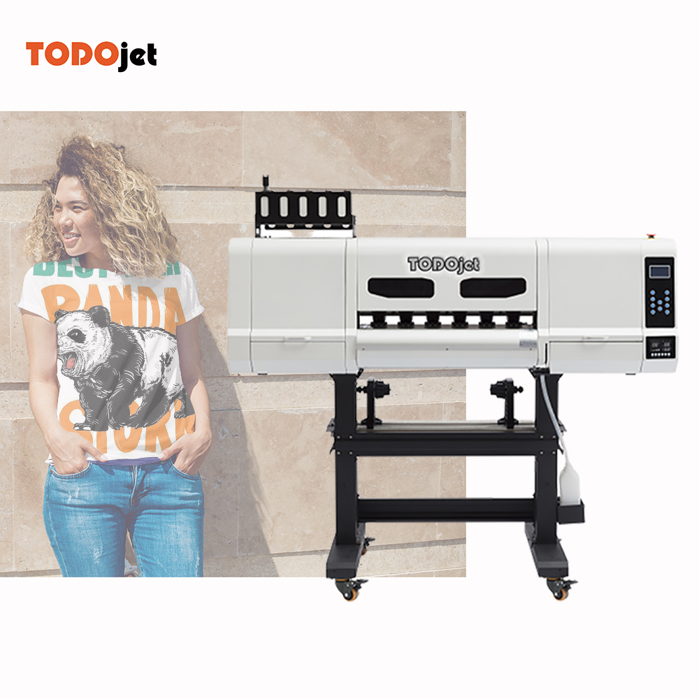 4 Head I3200 Digital DTF Printer Machine A1 PET Film Offset T-shirt Printing Machine White Pigment Ink Shake Powder DTF Printer