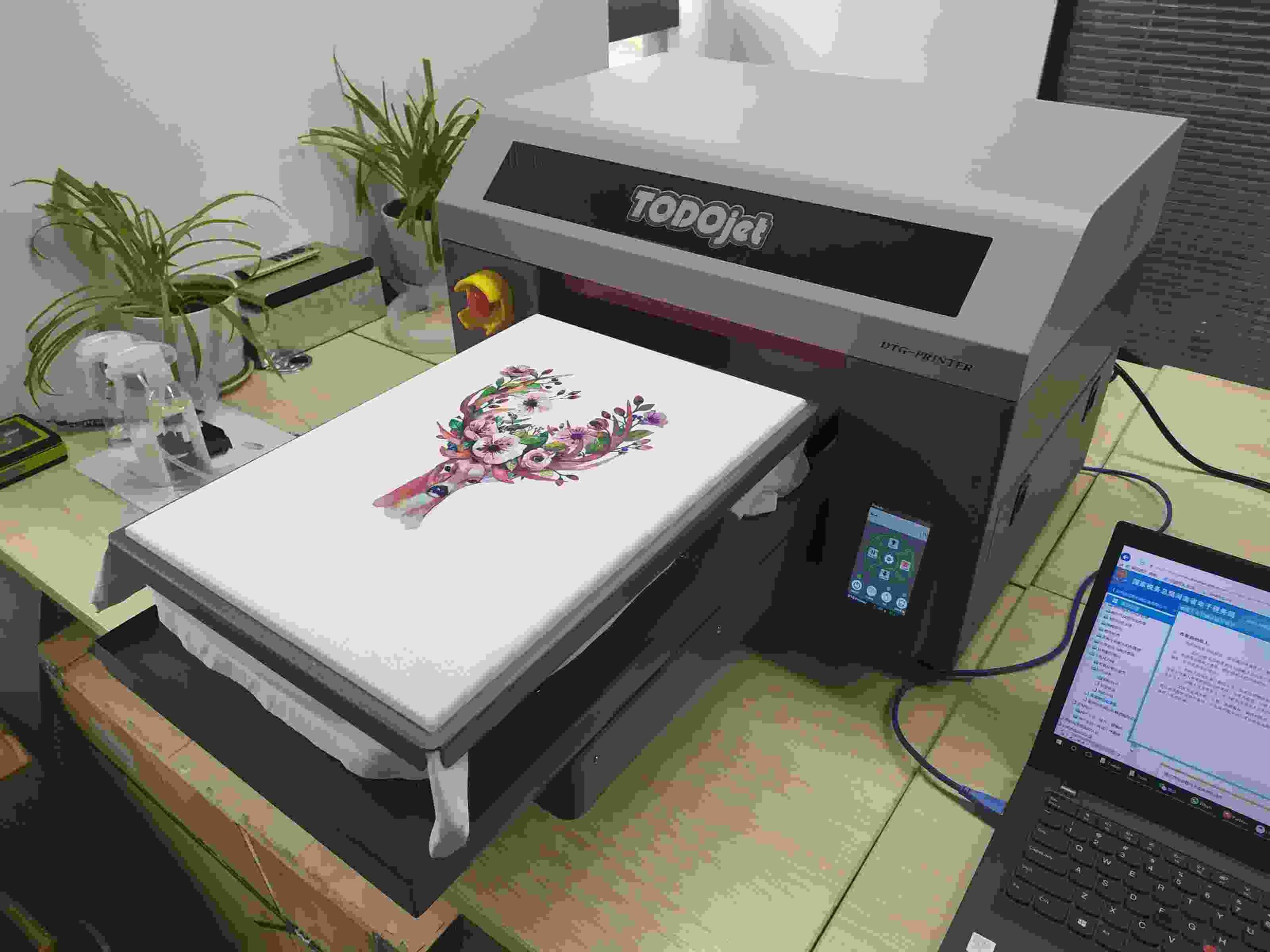 The most popular DTG printer two-in-one printer in 2021 can print logos and any fabric