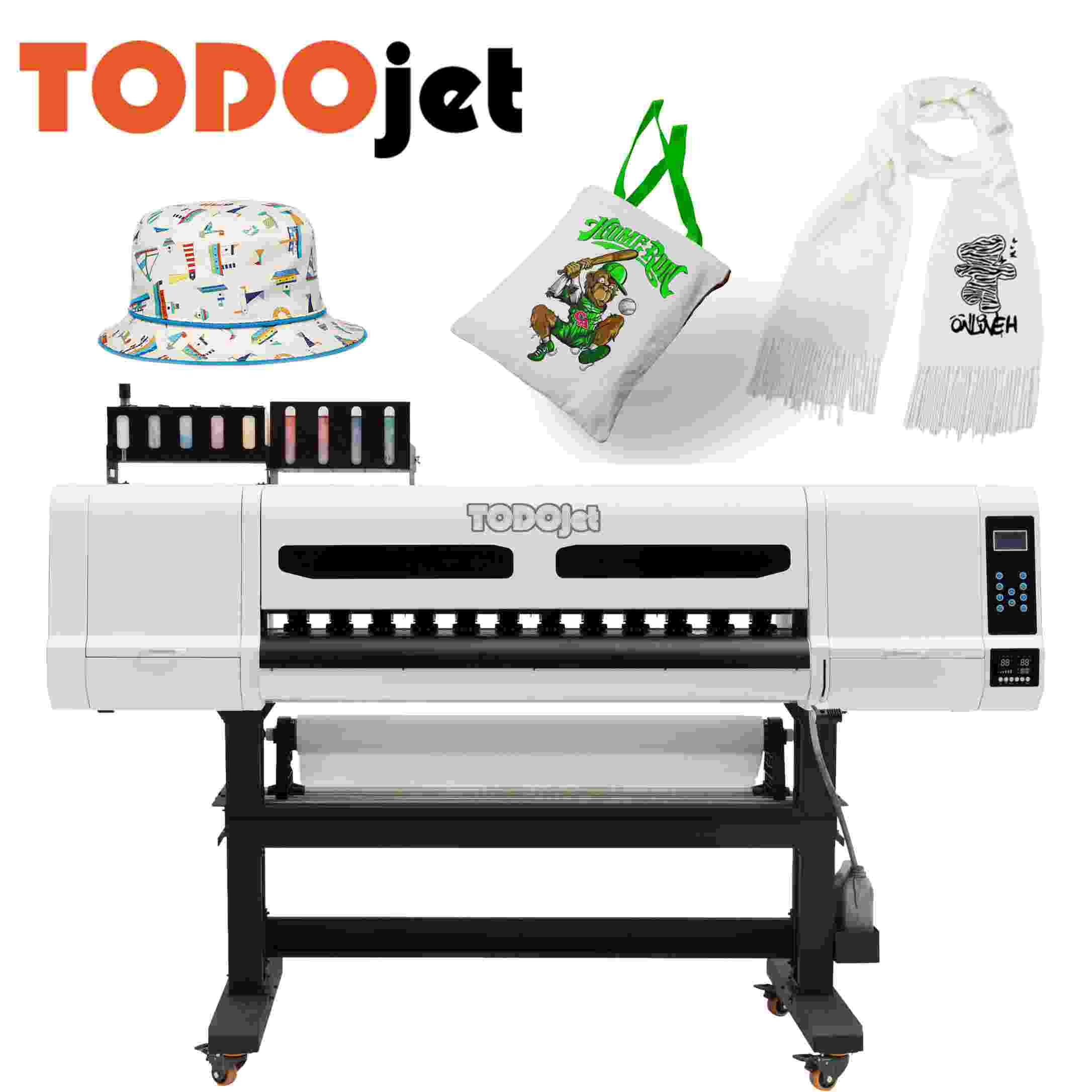 Hot Sale Multifunction 60cm i3200 Heads Fast Speed Heat Transfer Garment Hoodie Shoes Canvas Bag DTF PET Film Printer