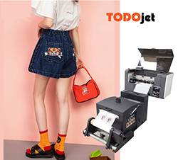 TODOjet A3 DTF T-shirt Printing Machines Cloth Printer Machine With Circulation System