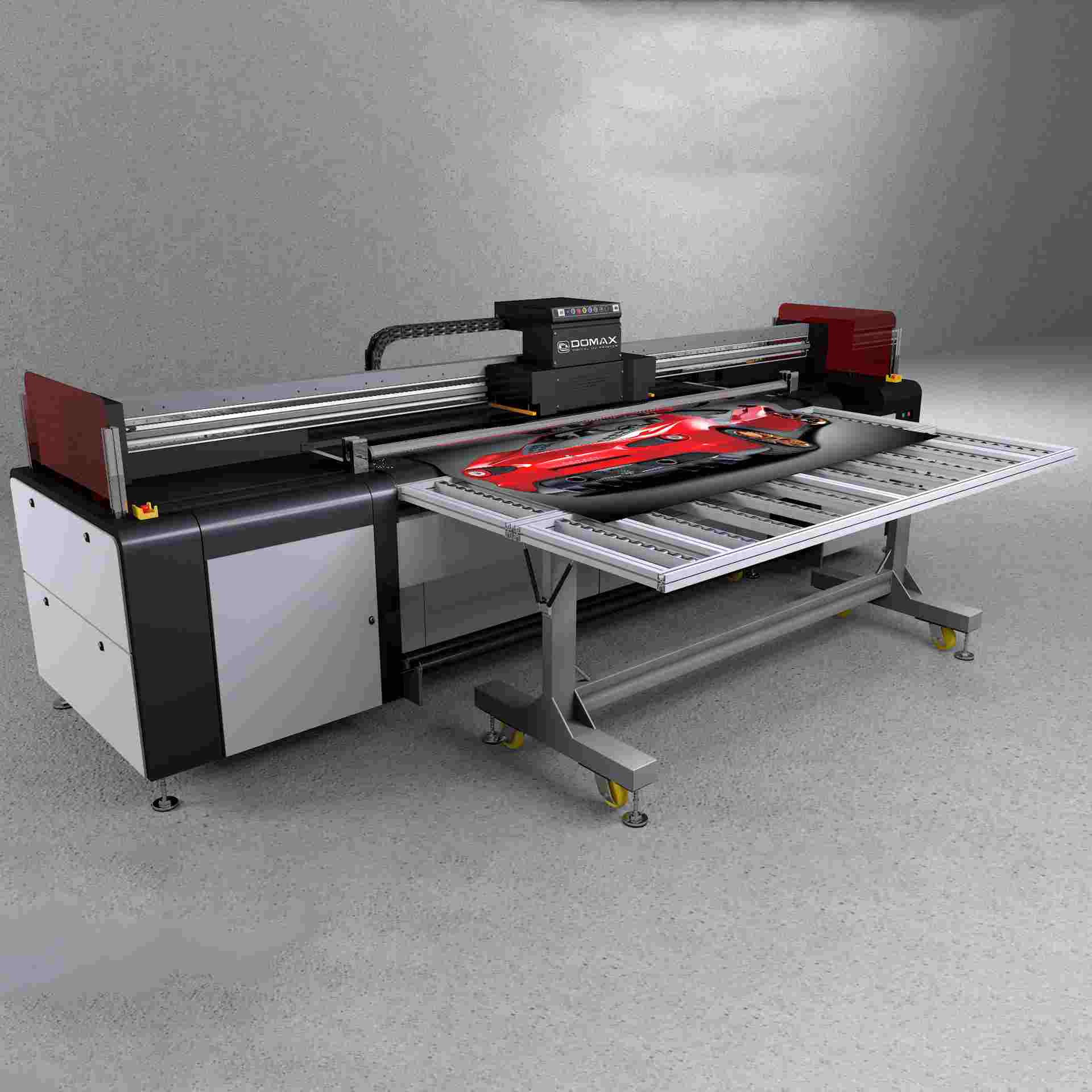 Fast speed Large Format 2500 uv printer for decorative Acrylic glass wooden inkjet printer factory price