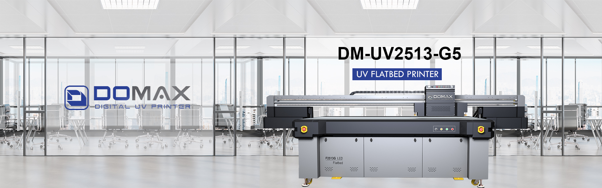 Factory Price Gen 5 Head Industrial Flat Bed UV Curing printing Machine 2513UV