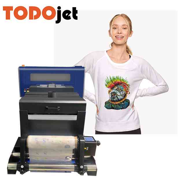 XP600 dual head DTF Printer 30cm DIY Custom Heat Transfer DTG T-shirt Printing Machine Digital PET Film Printer