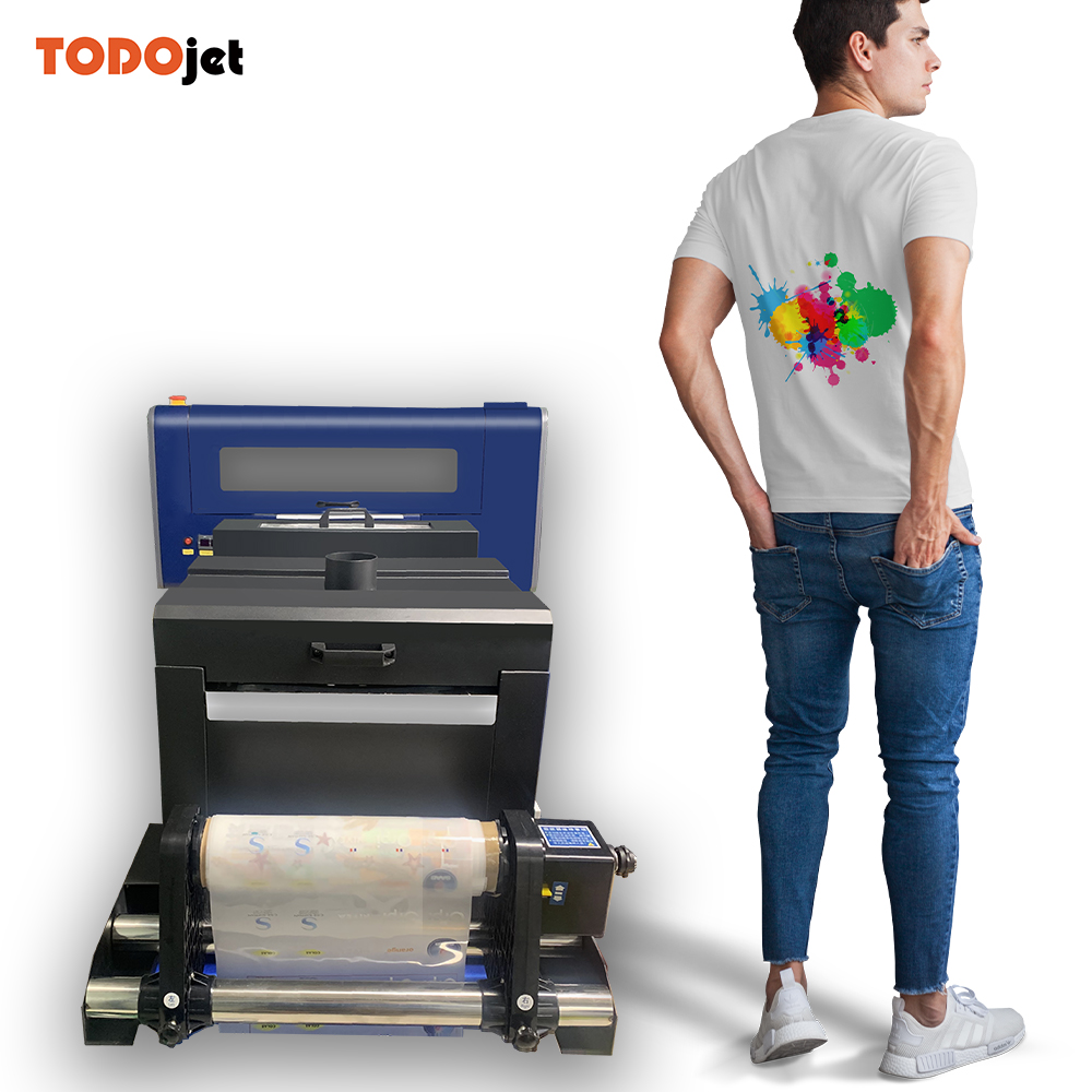 TODOjet Fluorescent Ink Pet Transfer Printing Machine Dtf 2Heads Digital DTF Printer