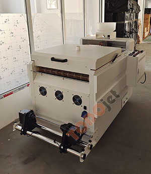 Powder shaking and curing machine for DTF printer
