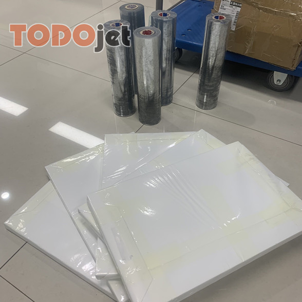 Factory Price UV AB Film flatbed printer film stick to phone case metal glass UV DTF transfer film