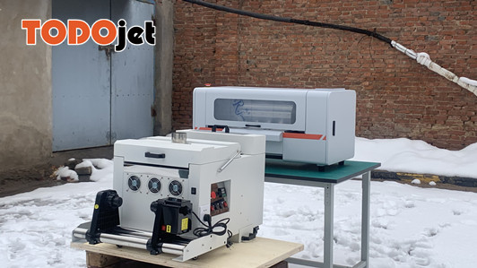 A3 DTF Printer Machine For Black T Shirts Printing Small Fabric Printing Machine from TODOjet