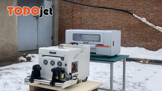 Digital DTF Printer Machine A3 PET Film Offset T-shirt Printing Machine White Pigment Ink DTF Printer