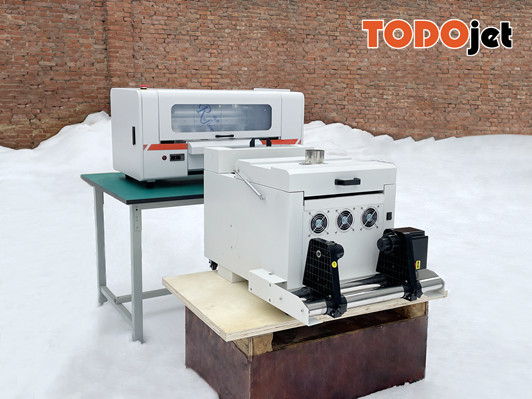 Factory price digital textile printer T Shirt printing machine with powder shaking machine