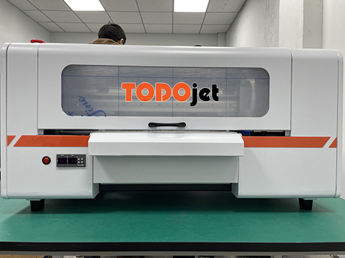 TODOjet DTF printer 30cm A3 dtf printer for t-shirt with double XP600 print-heads printing 4C+W