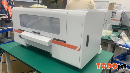 Two printhead heat transfer a3 dtf printer with xp600 and powder shaking machine for T-shirt