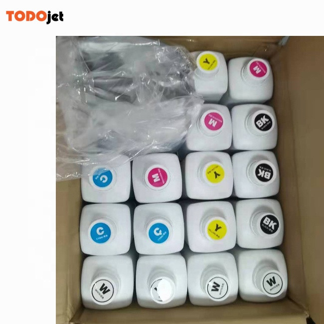 TODOjet Textile Pigment ink 6 Color White DTF Printer Ink For Inkjet Printer