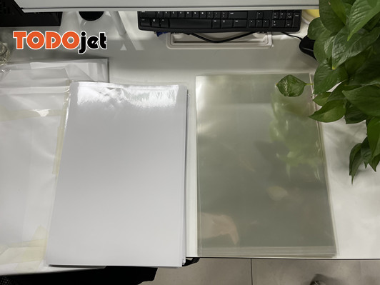 TODOjet A3 A4 Rolled PET Film Laminating Pouches UV printer A3 DFT Film