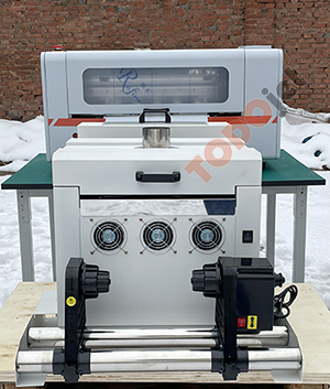 Factory price digital textile printer T Shirt printing machine with powder shaking machine