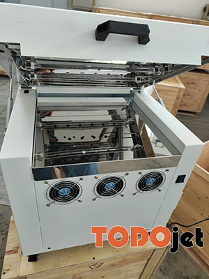 TODOjet powder shaking machine for curing powder and ink
