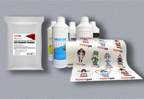 DTF Consumable Items Hot melt powder with softable and stretchy High quality white and fluresent ink