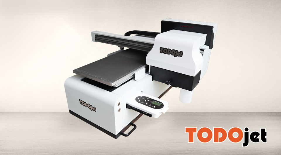 TODOjet The Newest Flatbed  DTF UV Printer for printing nail art patches