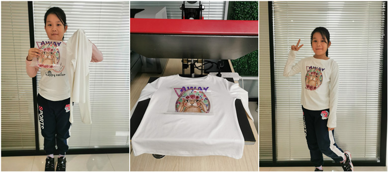 Three processes of T-shirt production