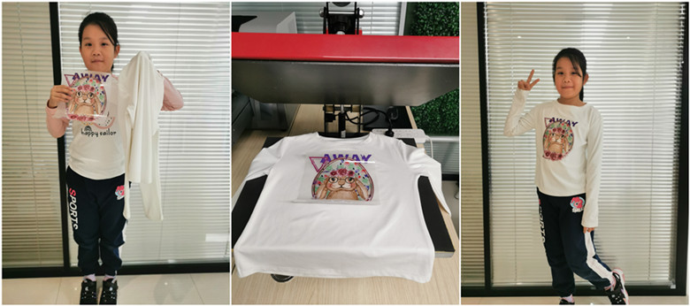 60CM I3200 DTF Film Transfer Printing Machine DTF Printer for T-Shirt with Powder Shaker Machine