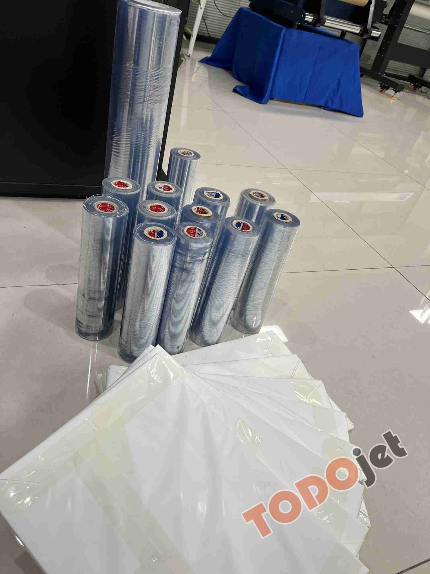 uv ab dtf film vinyl cold release no heating no shaking dtf Pet a b transfer film transfer films  for UV Dtf Printer