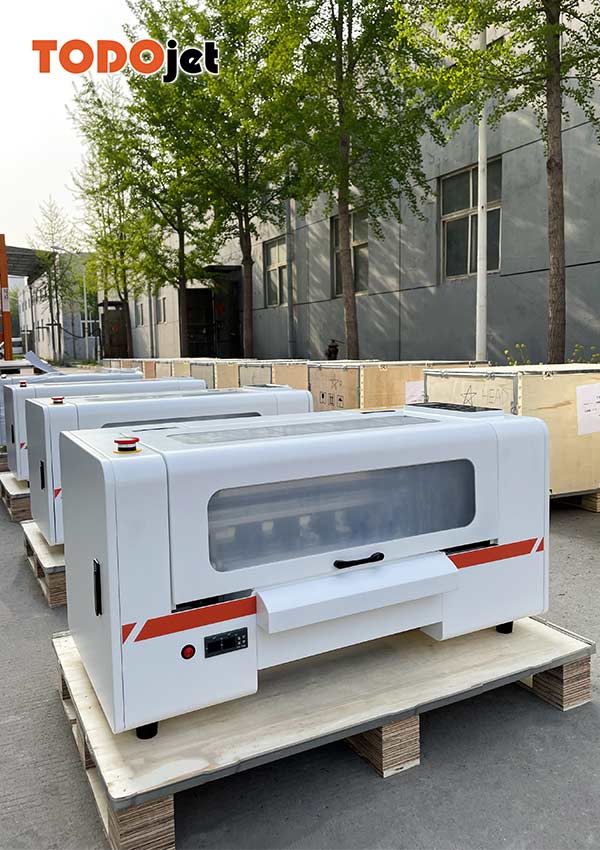 Offset heat transfer garment heat transfer heat label LOGO printing with A3 DTF Printer