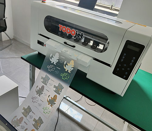 2022 TODOjet New product DTF T-shirt PET Film Printer No Need Cutting Plotter with Hot Melt Powder Shaking Machine