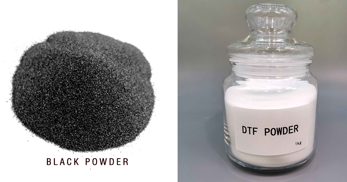 White powder or black powder,which hot melt powder is better?