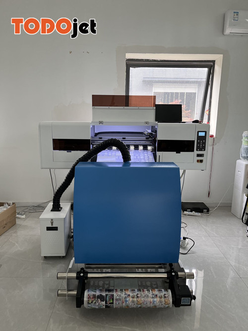 Wholesale 2024 DTF 60cm T-shirt PET Film Digital printer & Powder shaker all in one no need cutting plotter