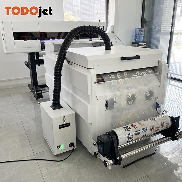 Hot Sales Inkjet Printers Dtf A1 60cm Roll to Roll Dtf Printer I3200 with Powder Shaker for T-shirt Custom Transfer