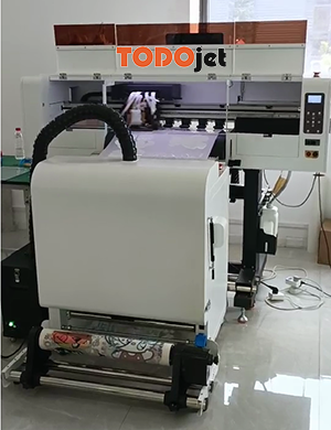 DTF printer with powder shaking machine
