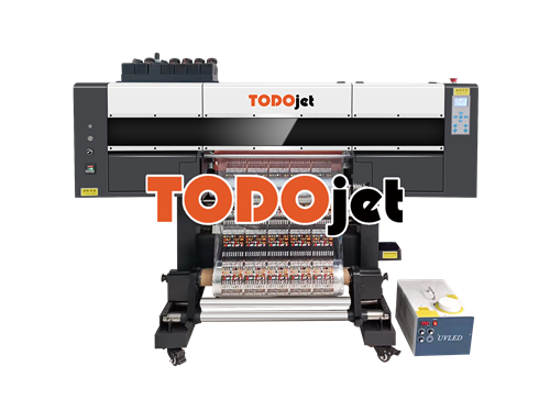 TODOjet 60cm UV DTF printer— Between UV Printing, DTF Printing