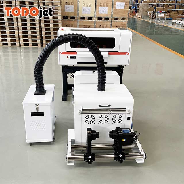 Roll to roll A3 DTF XP600 i3200 dtf printer printing machine A3 PET Film 60cm 30cm and shaker oven