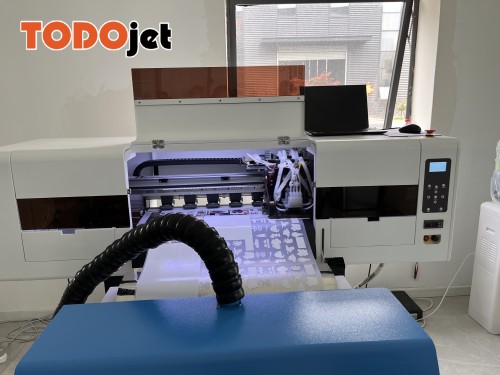 Quality heat transfer direct to film 60cm dtf printer for t-shirt pet film transfer with shaking powder machine