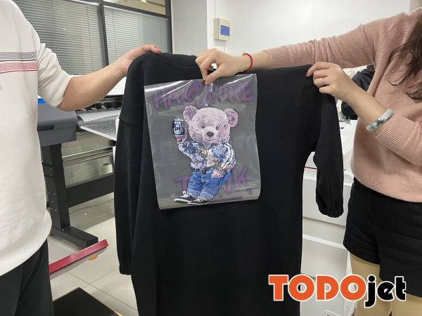 DTF printer Factory selling two i3200 heads 60cm T-shirt direct to film printer for all fabric