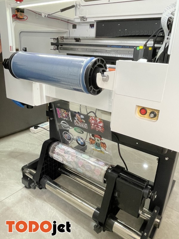 L1080 Print Heads A3 30CM Roll to Roll UV DTF Printer Crystal Sticker Transfer Printing Bottle Mugs Sticker UV Printer