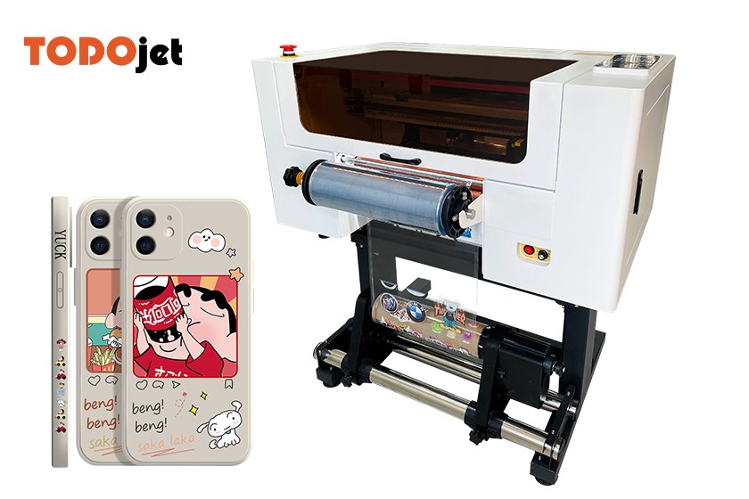 Chinese Manufacturers Digital small 30CM UV dtf film A1 Roll to Roll UV dtf printer