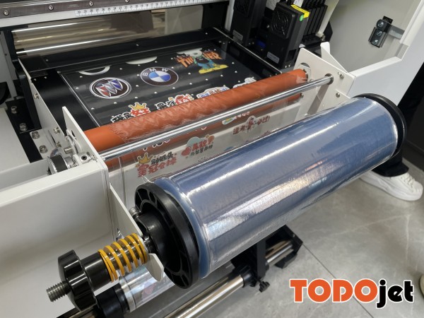Small UV dtf 30cm Roll Printer For Any Irregularly Shaped Cup Bottle With UV dtf Printer Film Transfer