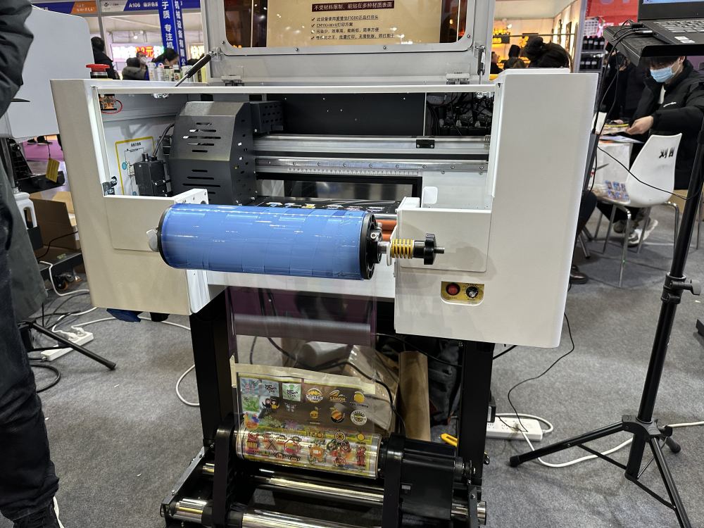 2023 New Arrival UV DTF Printer 30cm A3 Roll To Roll Logo UV Printer For Making UV Transfer Sticker For Industry