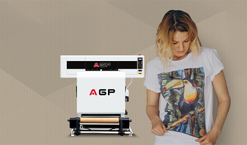 High-precision A3 DTF Printer T-shirt pattern printing shaking powder drying integrated white ink heat press printing machine